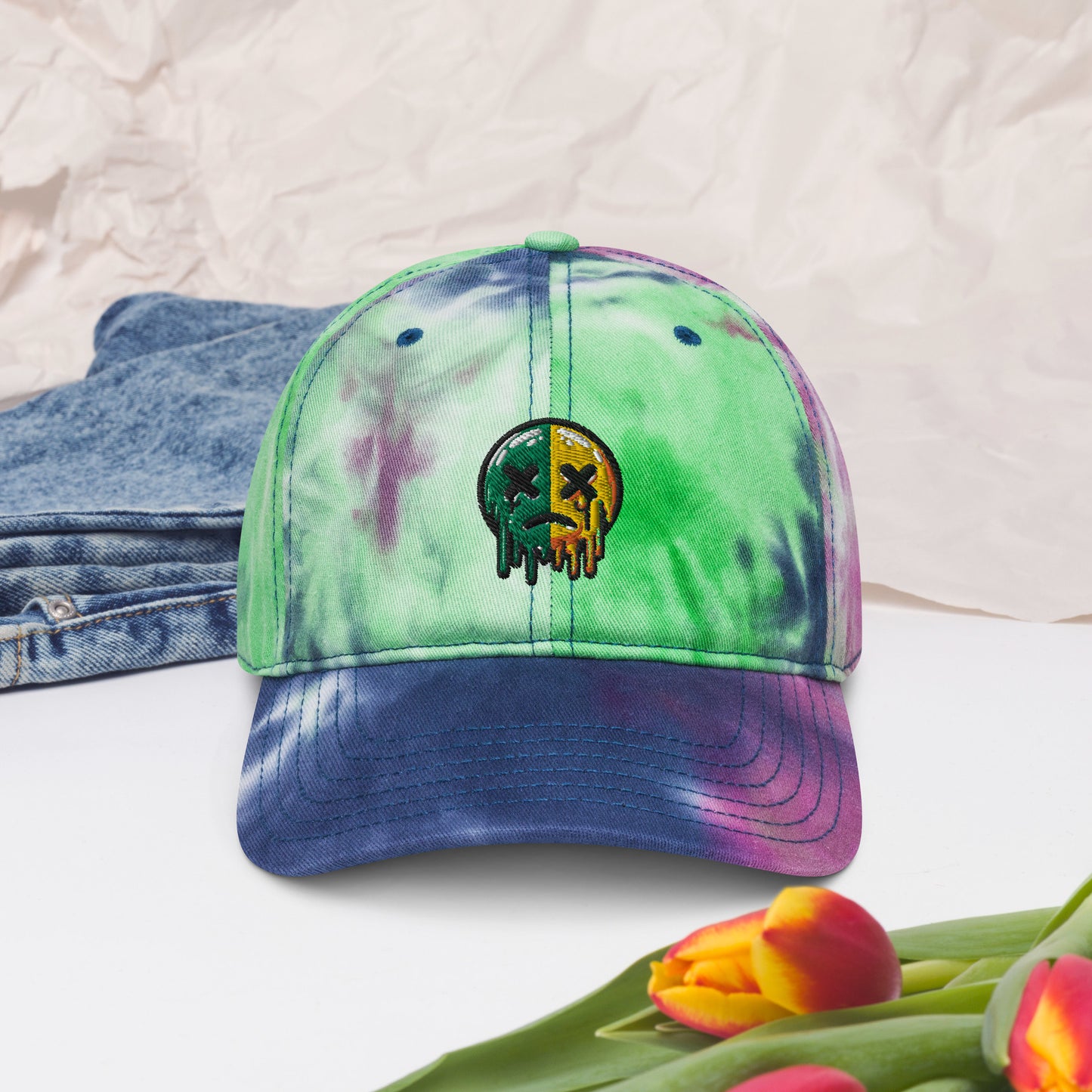 Lemon Lime Tie Dye Hat