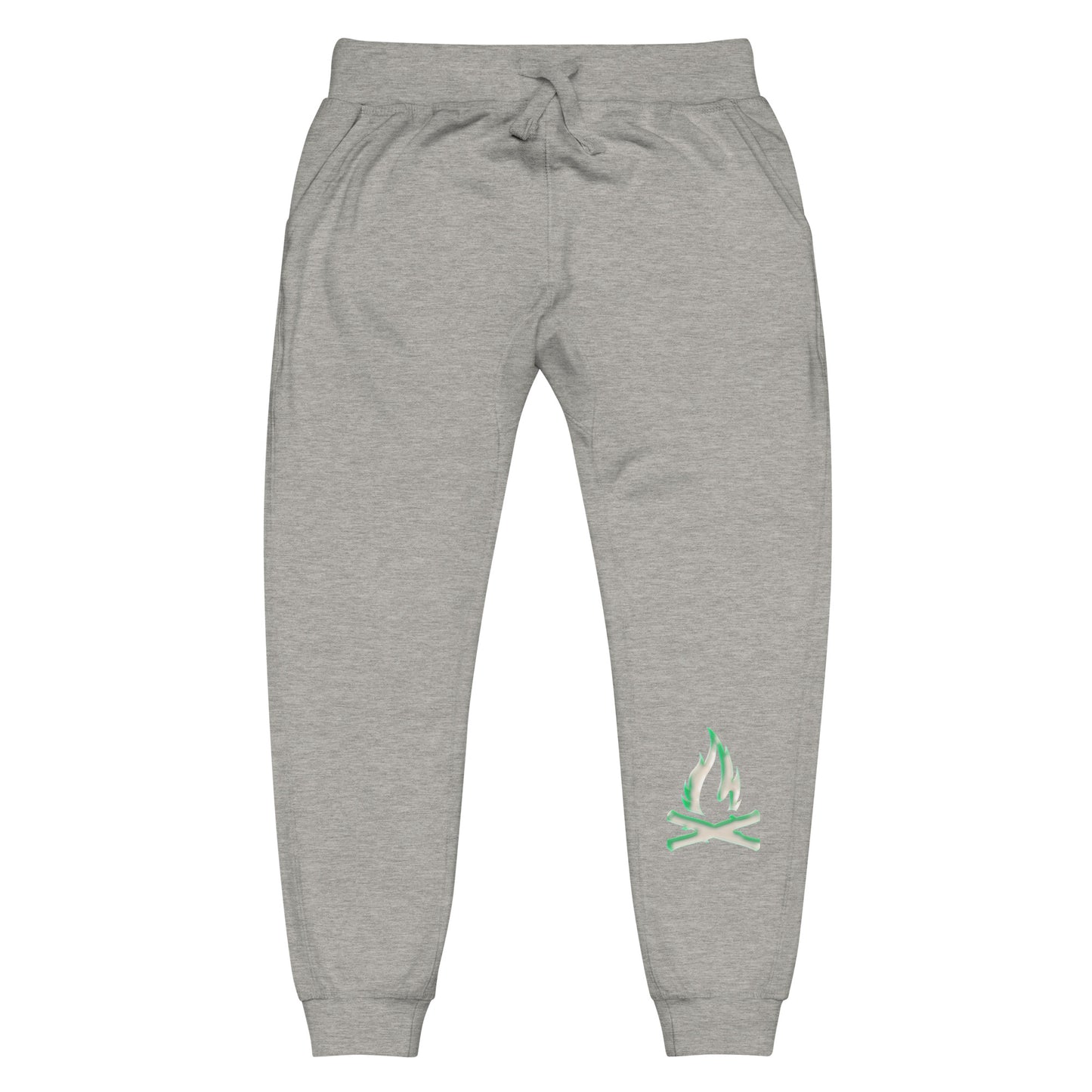 Green Gas Flame Sweatpants