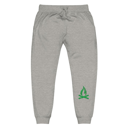 Green Flame Sweatpants