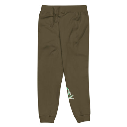 Green Gas Flame Sweatpants