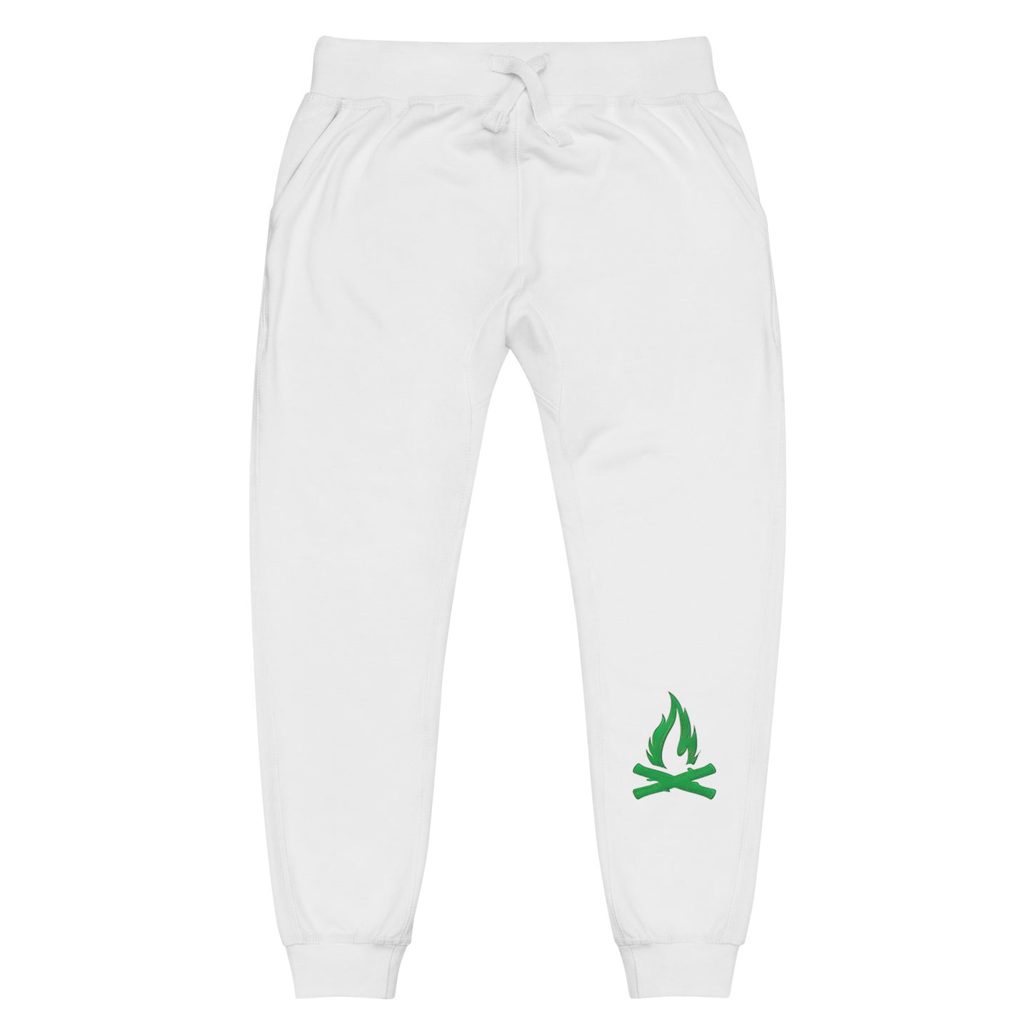 Green Flame Sweatpants