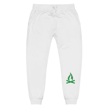 Green Flame Sweatpants