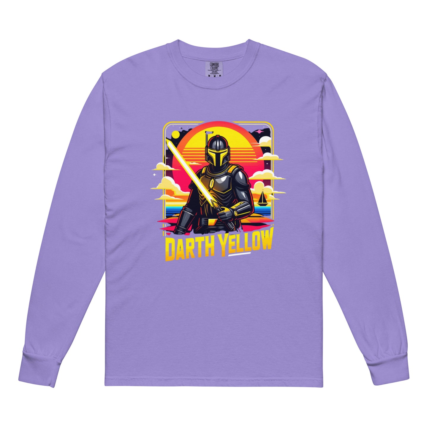 Darth Yellow Heavyweight Long-Sleeve Shirt