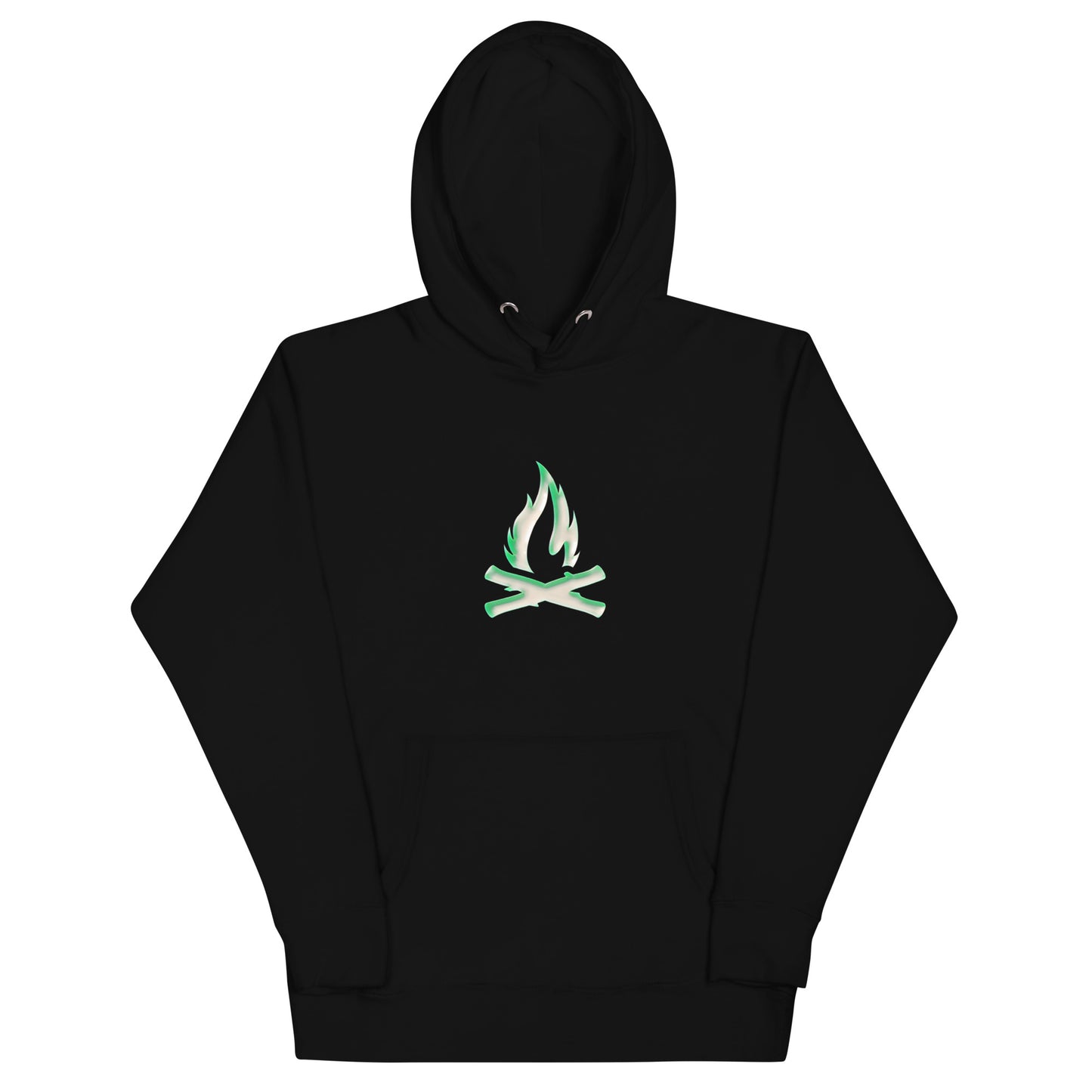 Green Gas Flame Hoodie