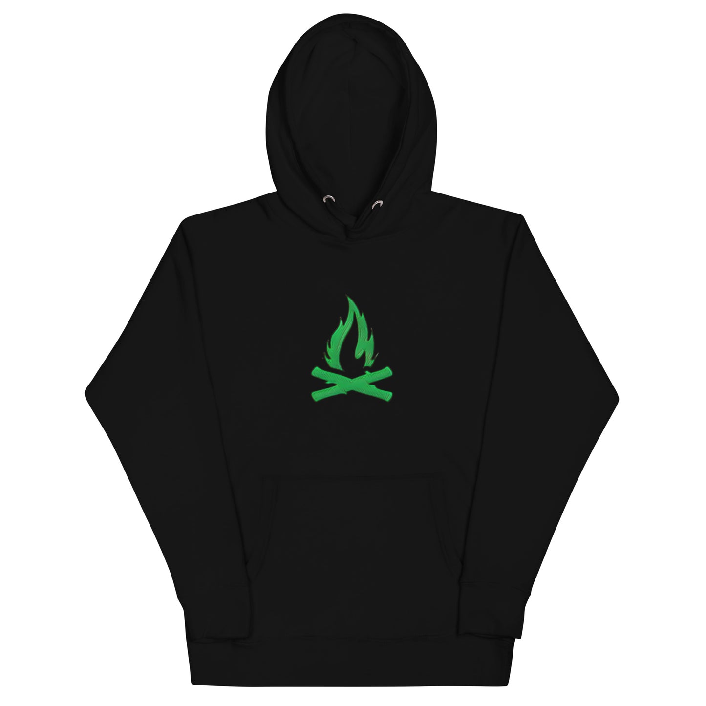 Green Flame Hoodie