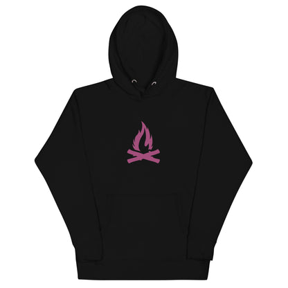 Magenta Flame Hoodie