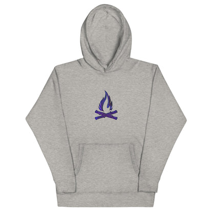 Purple Rain Flame Hoodie