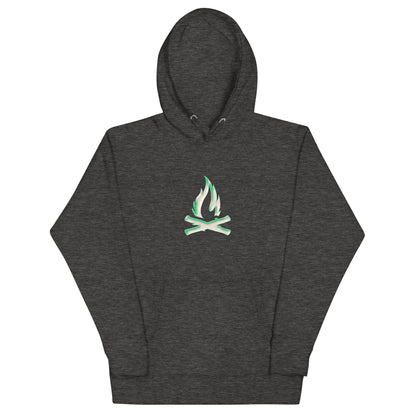 Green Gas Flame Hoodie