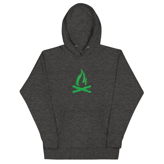 Green Flame Hoodie