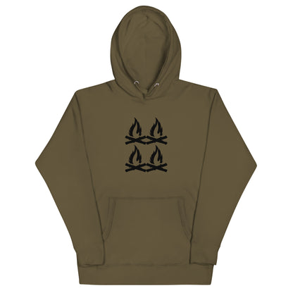 Fox Box Flame Hoodie