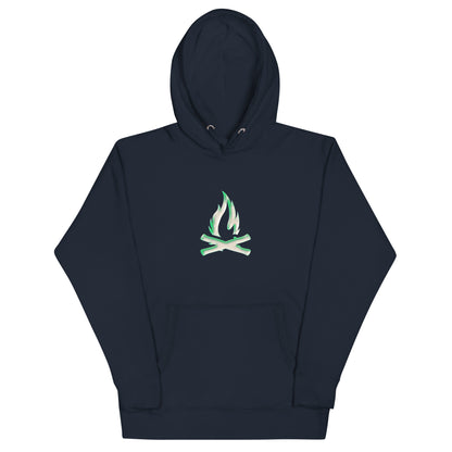 Green Gas Flame Hoodie