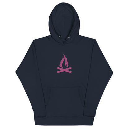 Magenta Flame Hoodie