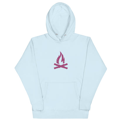 Magenta Flame Hoodie