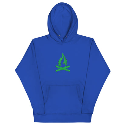 Green Flame Hoodie