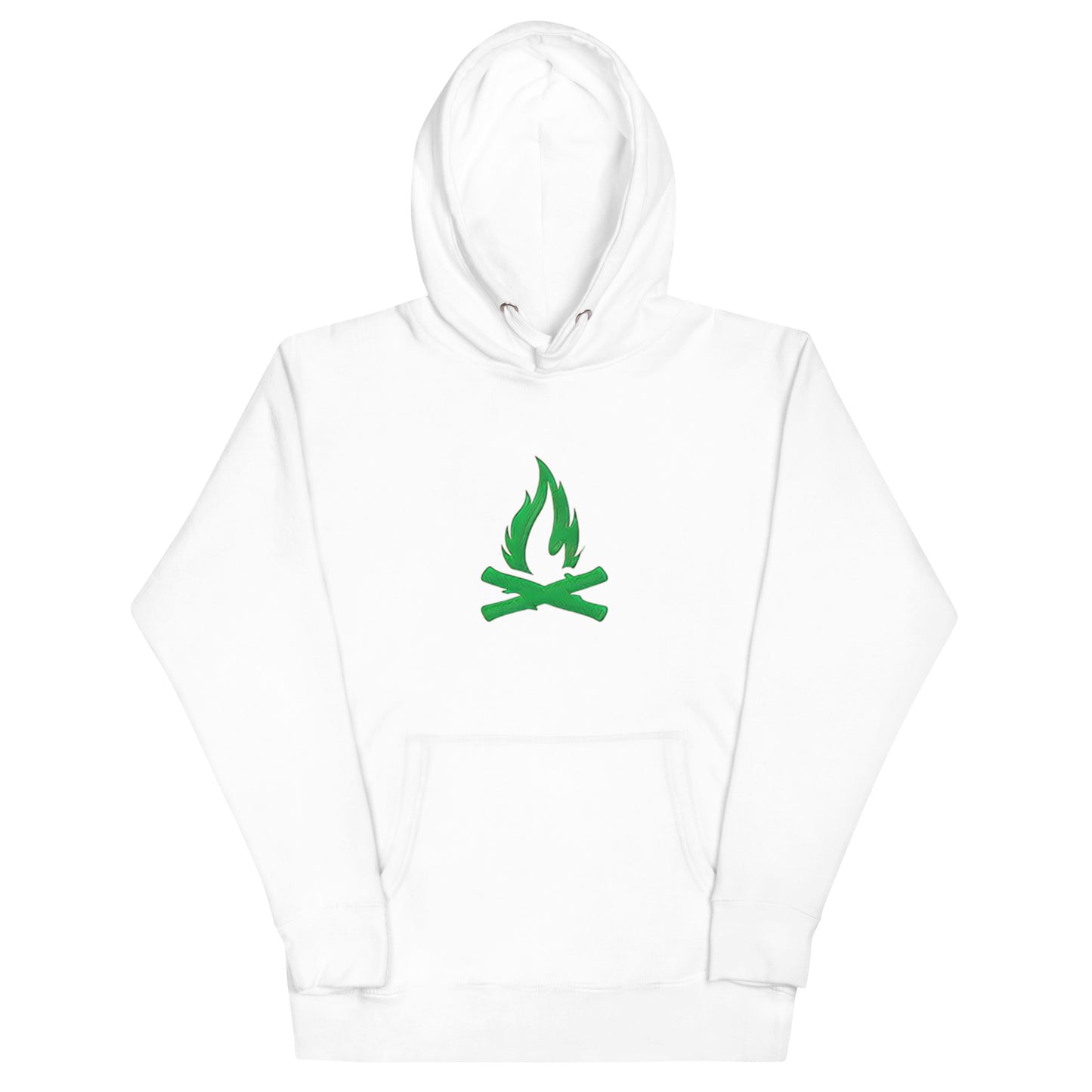 Green Flame Hoodie