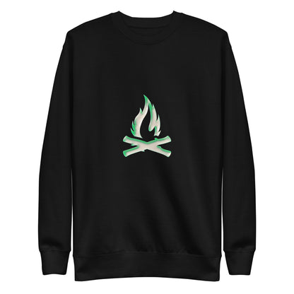 Green Gas Flame Sweatshirt