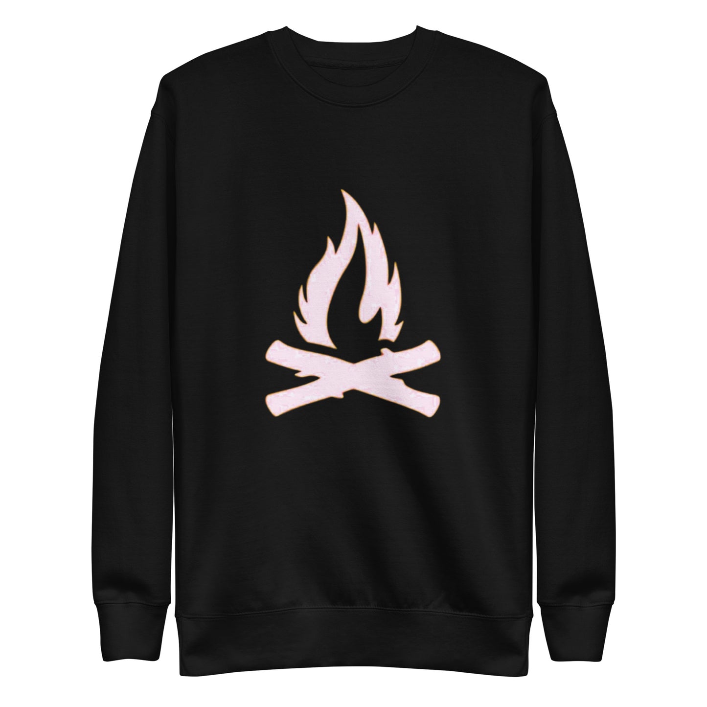 Orange Peel Flame Sweatshirt