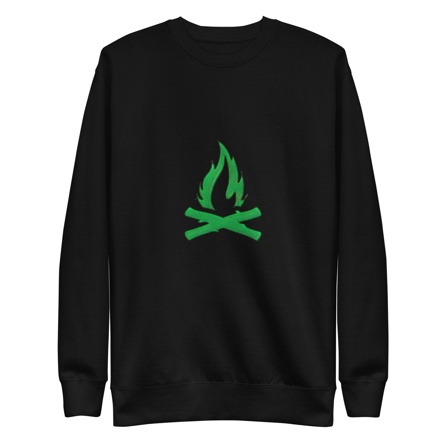 Green Flame Sweatshirt