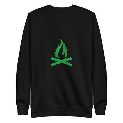 Green Flame Sweatshirt