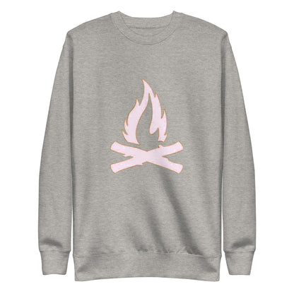 Orange Peel Flame Sweatshirt