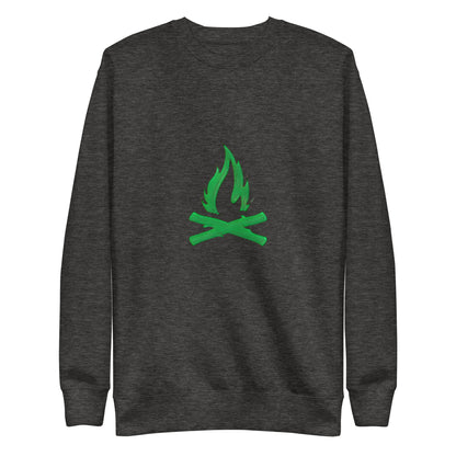 Green Flame Sweatshirt