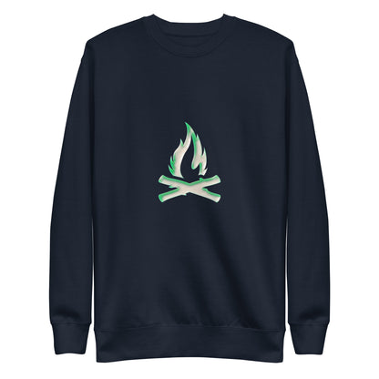 Green Gas Flame Sweatshirt