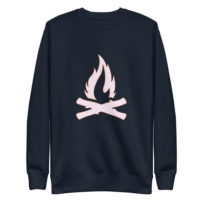 Orange Peel Flame Sweatshirt