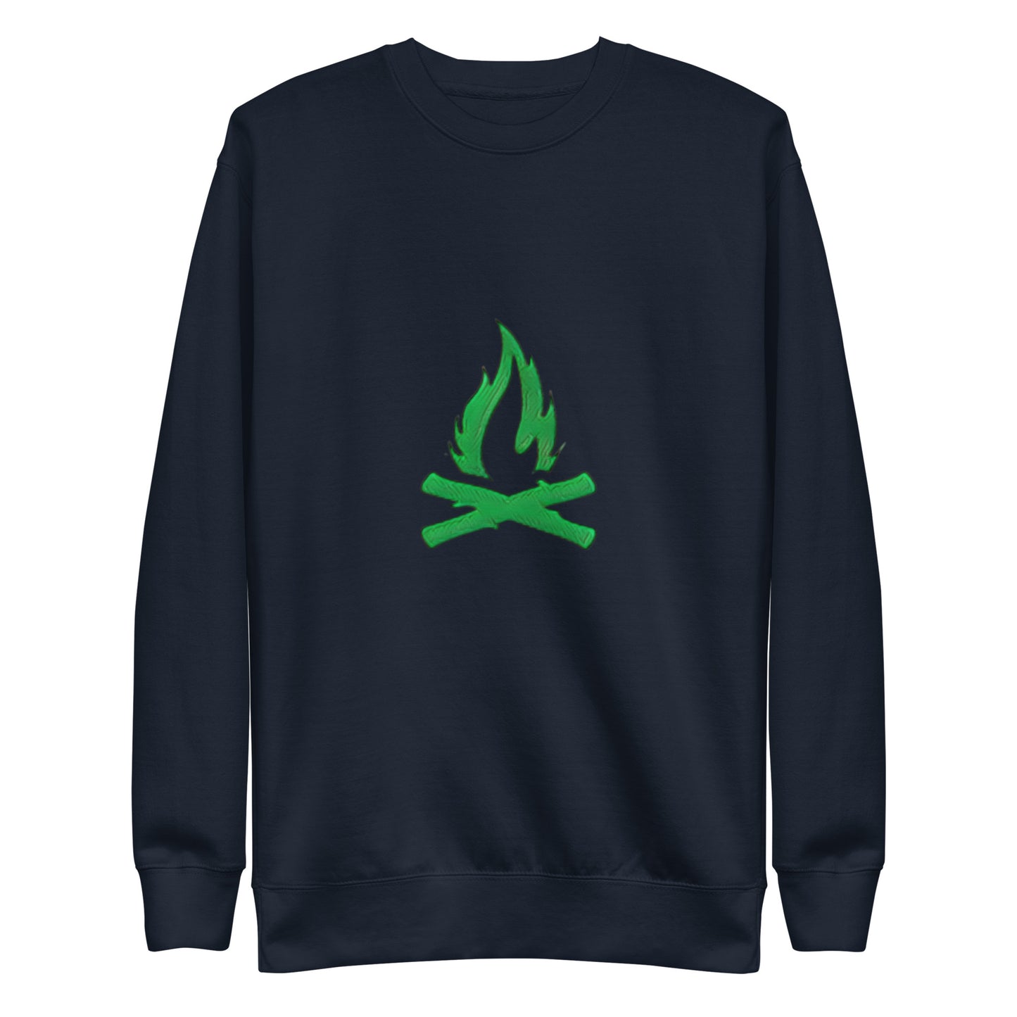 Green Flame Sweatshirt