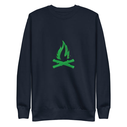 Green Flame Sweatshirt