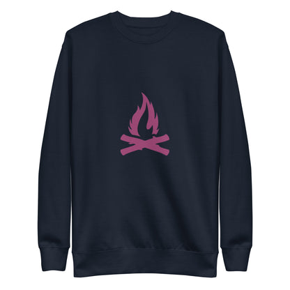 Magenta Flame Sweatshirt