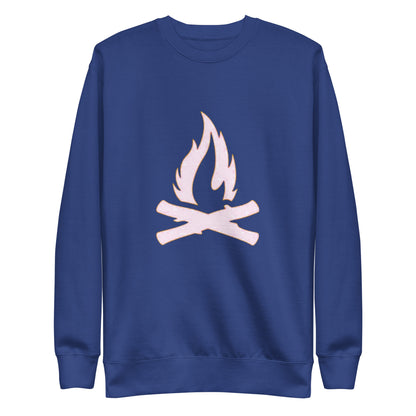 Orange Peel Flame Sweatshirt