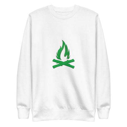 Green Flame Sweatshirt