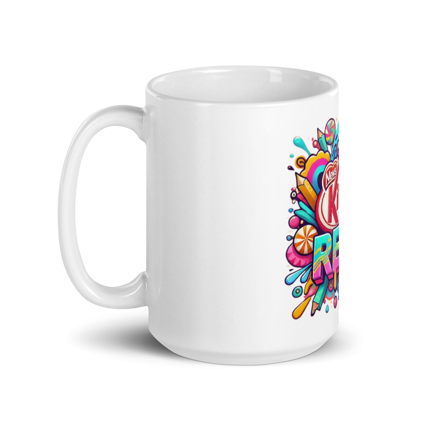 Kit Kat Remix White Glossy Mug