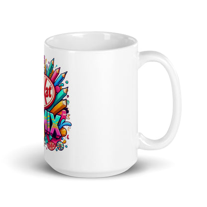 Kit Kat Remix White Glossy Mug