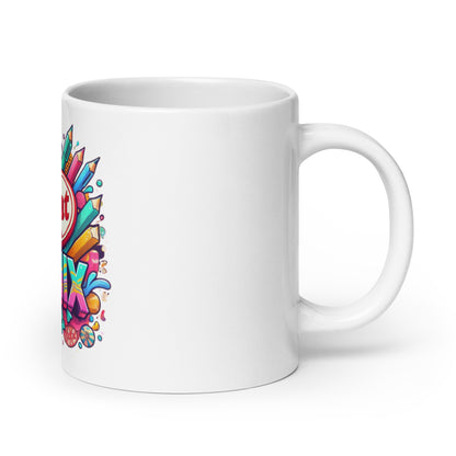 Kit Kat Remix White Glossy Mug