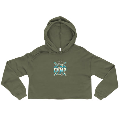 Camp Shark Crop Hoodie