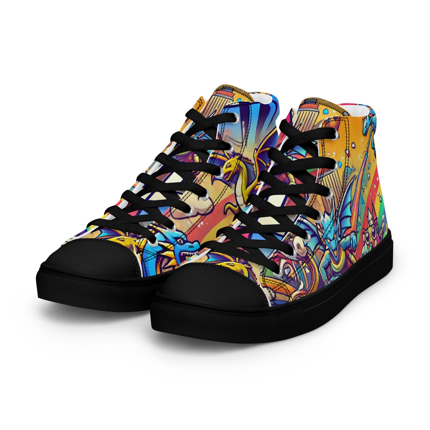 Call Me Women’s High Top Canvas Shoes (Fax Edition)