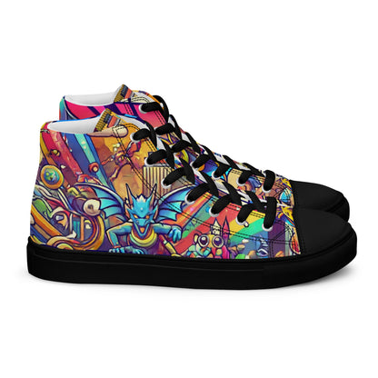 Call Me Women’s High Top Canvas Shoes (Fax Edition)