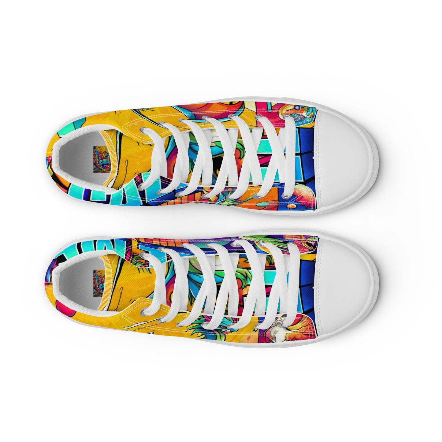 Call Me Women’s High Top Canvas Shoes (Home Edition)