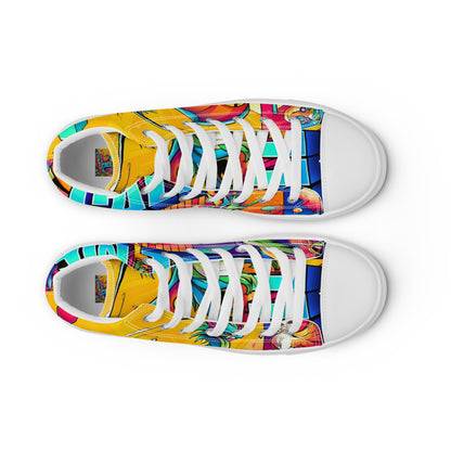 Call Me Women’s High Top Canvas Shoes (Home Edition)