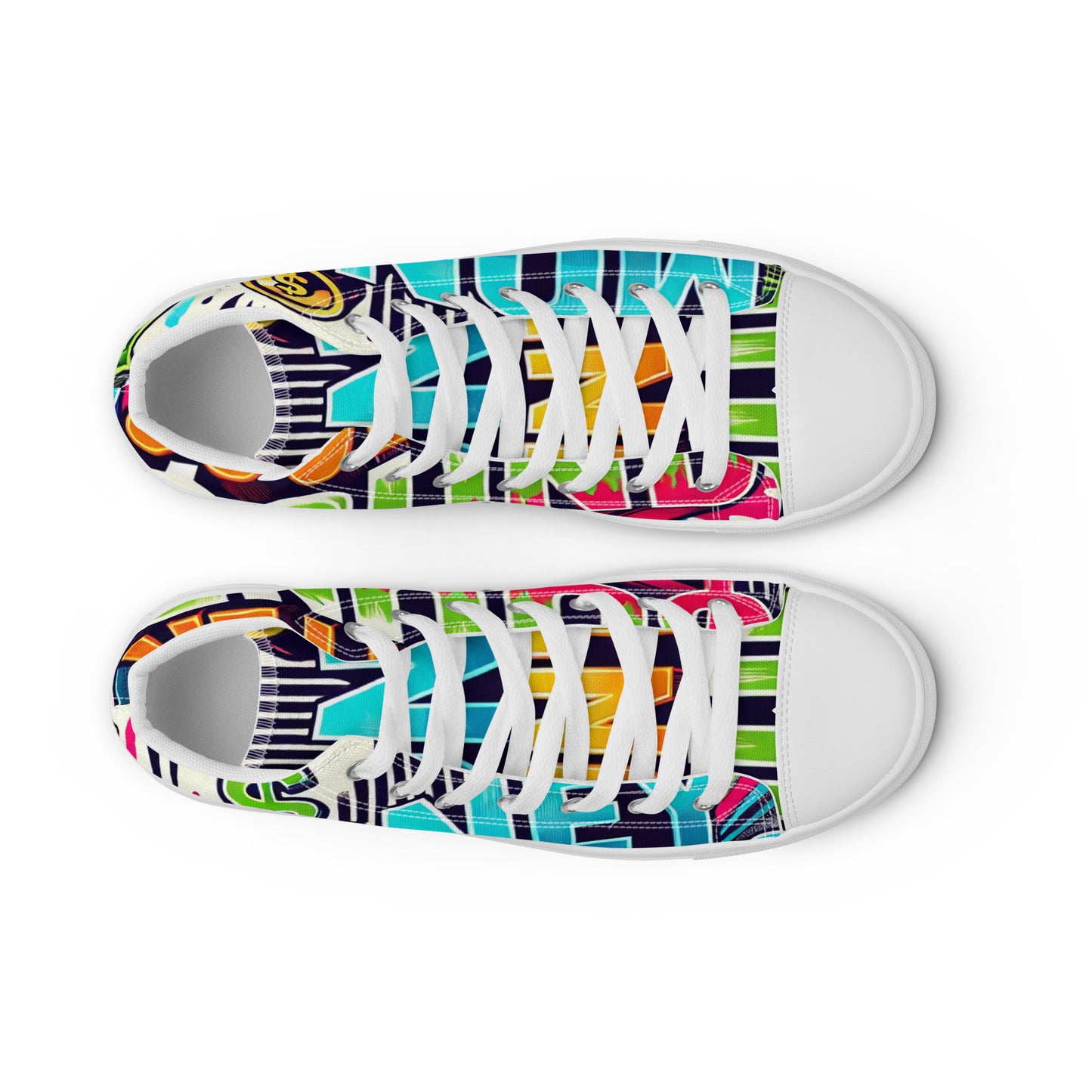 Money Counter $ound Women’s High Top Canvas Shoes (Card Edition)