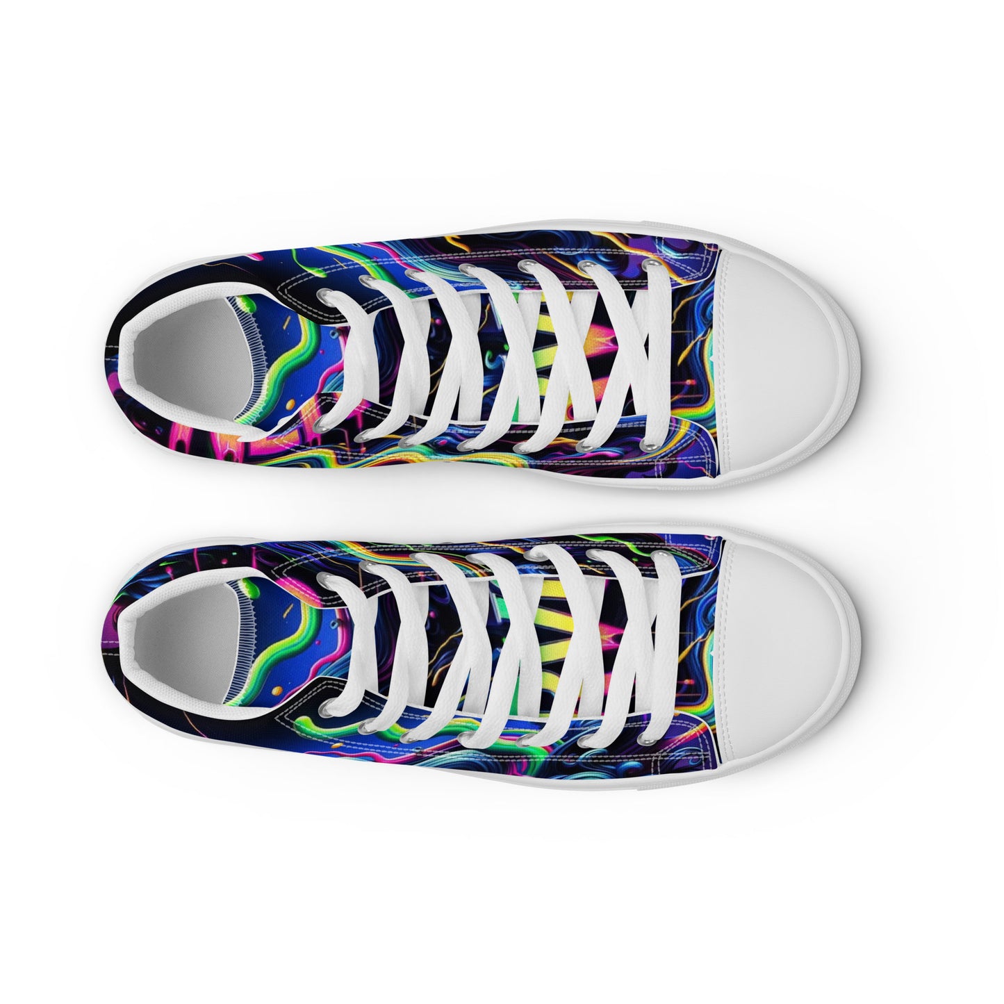 Nervous Women’s High Top Canvas Shoes (Slide Edition)