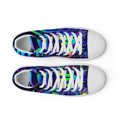 Nervous Women’s High Top Canvas Shoes (Drip Edition)