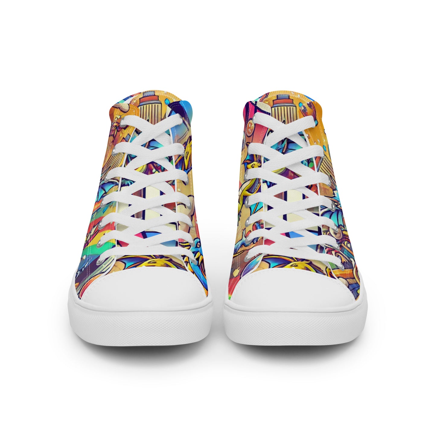 Call Me Women’s High Top Canvas Shoes (Fax Edition)