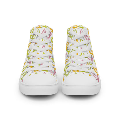 Sour Flame Women’s High Top Canvas Shoes