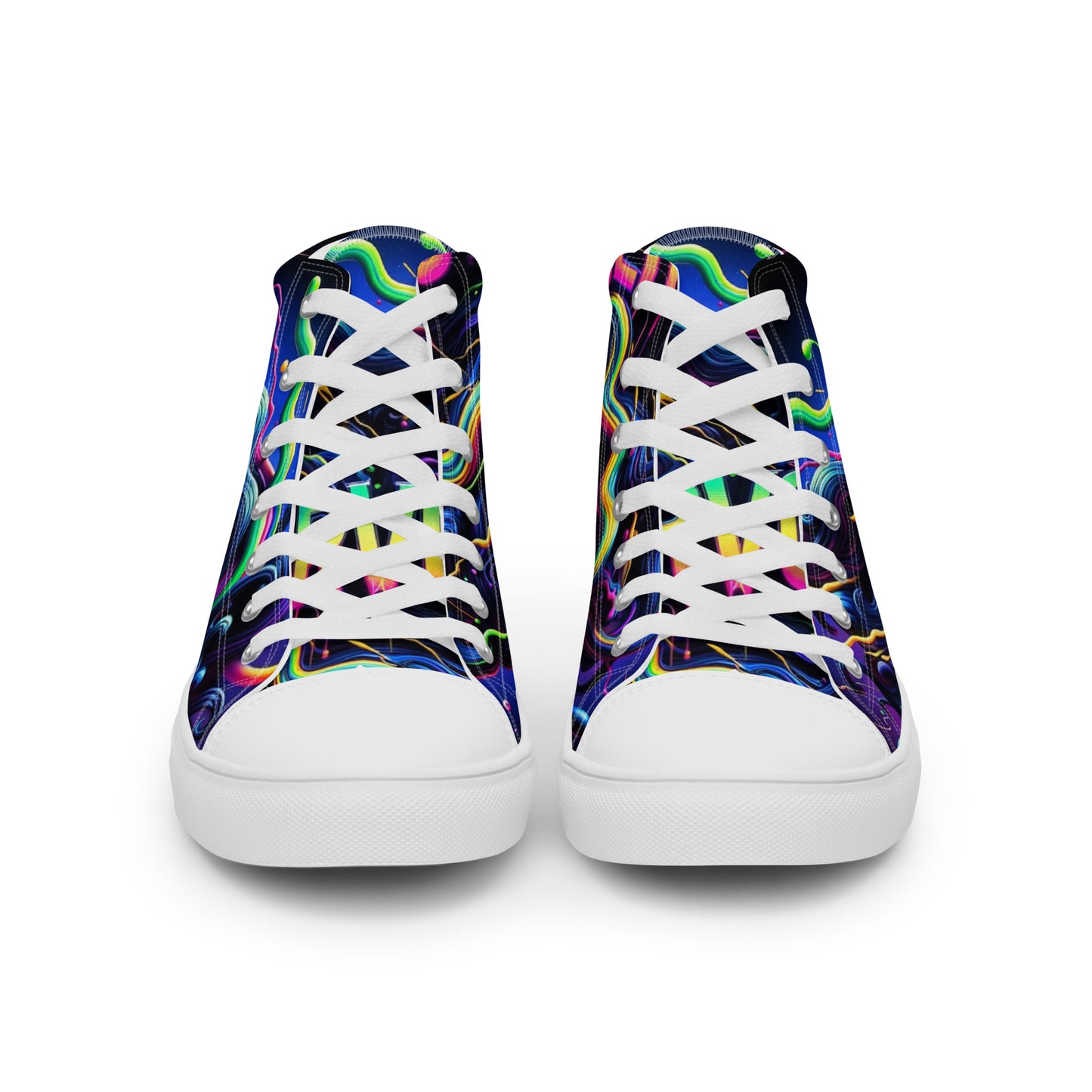 Nervous Women’s High Top Canvas Shoes (Slide Edition)