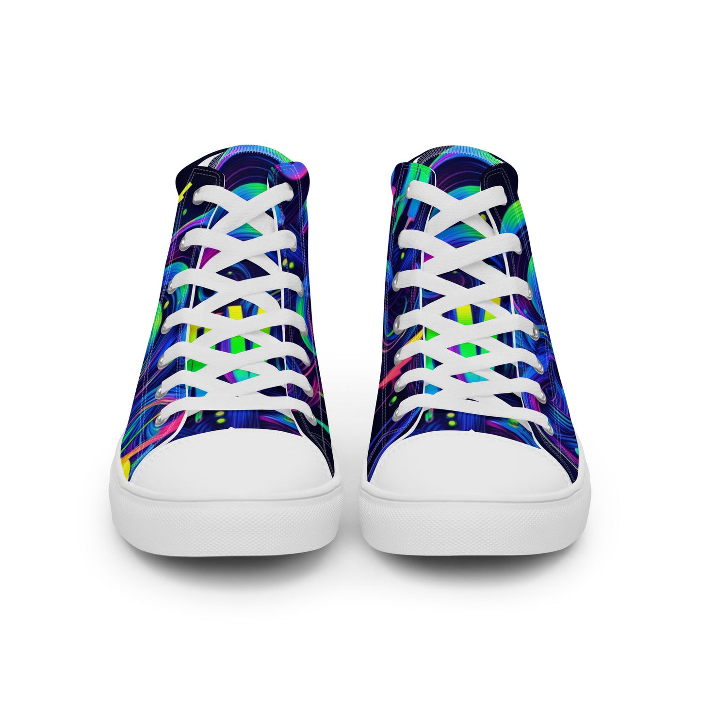 Nervous Women’s High Top Canvas Shoes (Drip Edition)