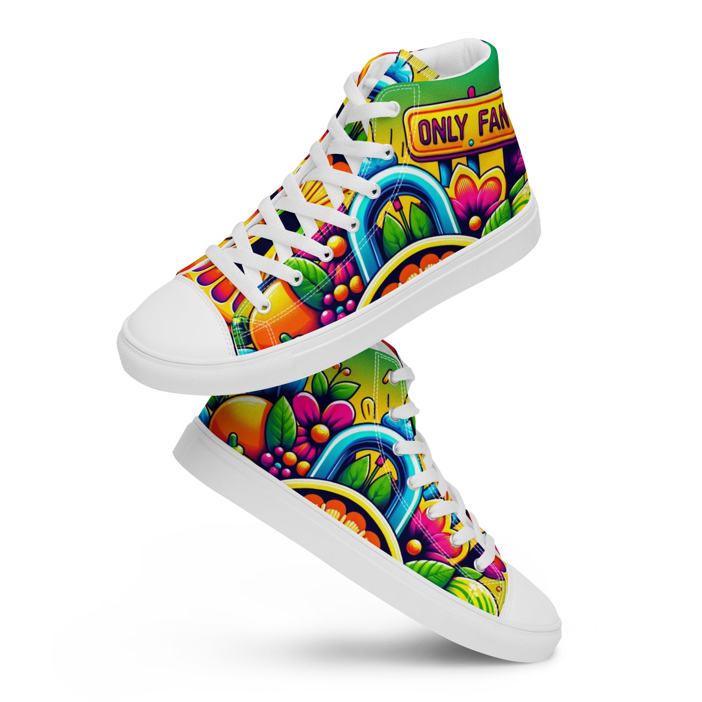 Only Fan Women’s High Top Canvas Shoes