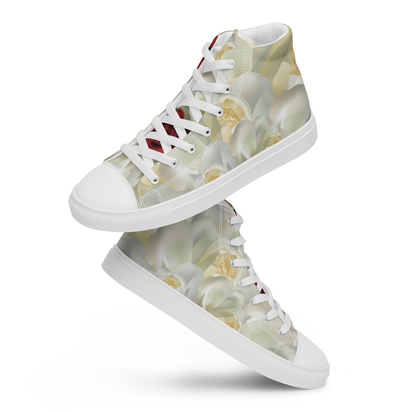 Drew Flowers Women’s High Top Canvas Shoes