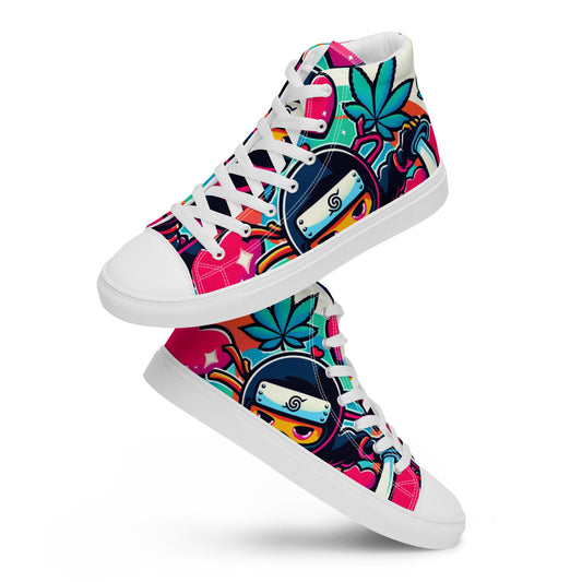 Say My Name Women’s High Top Canvas Shoes (Heart Edition)